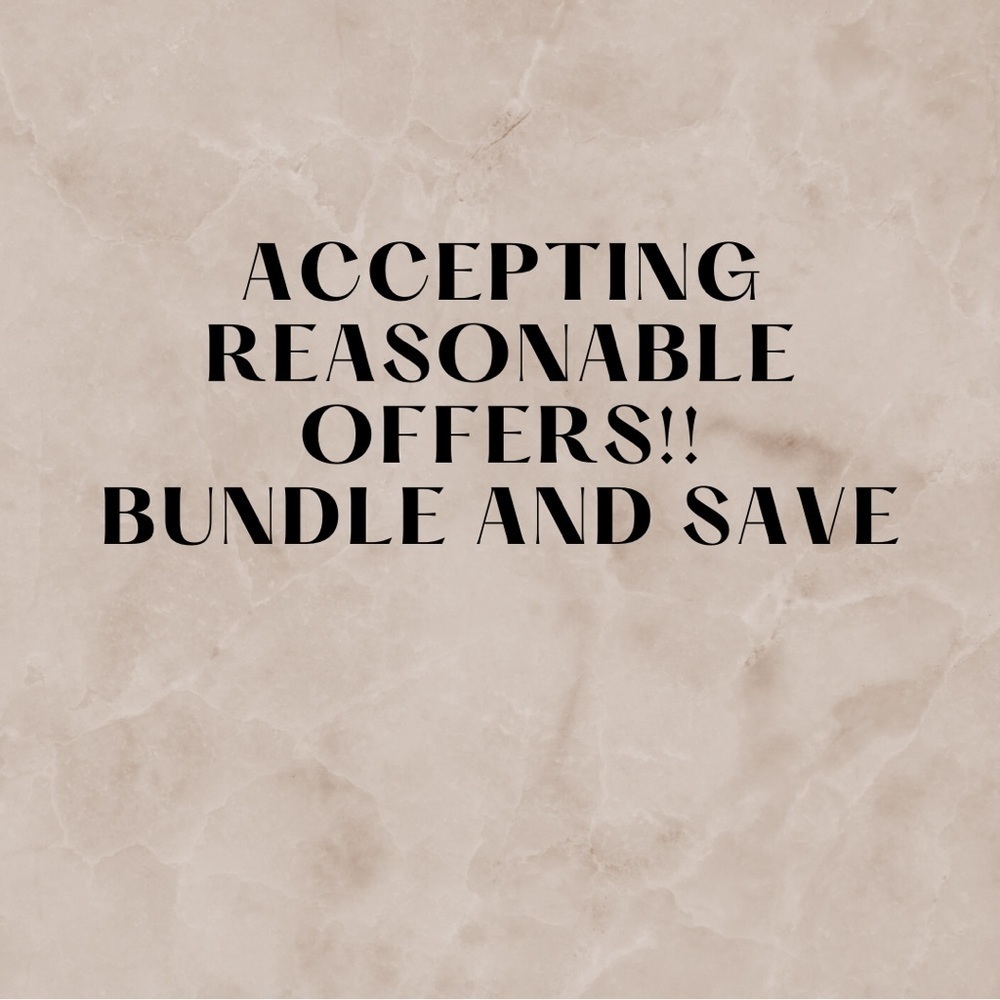 Accepting reasonable offers, bundle and save